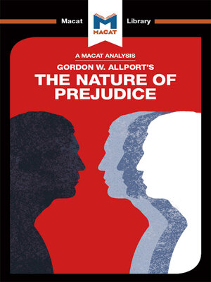 cover image of An Analysis of Gordon W. Allport's the Nature of Prejudice